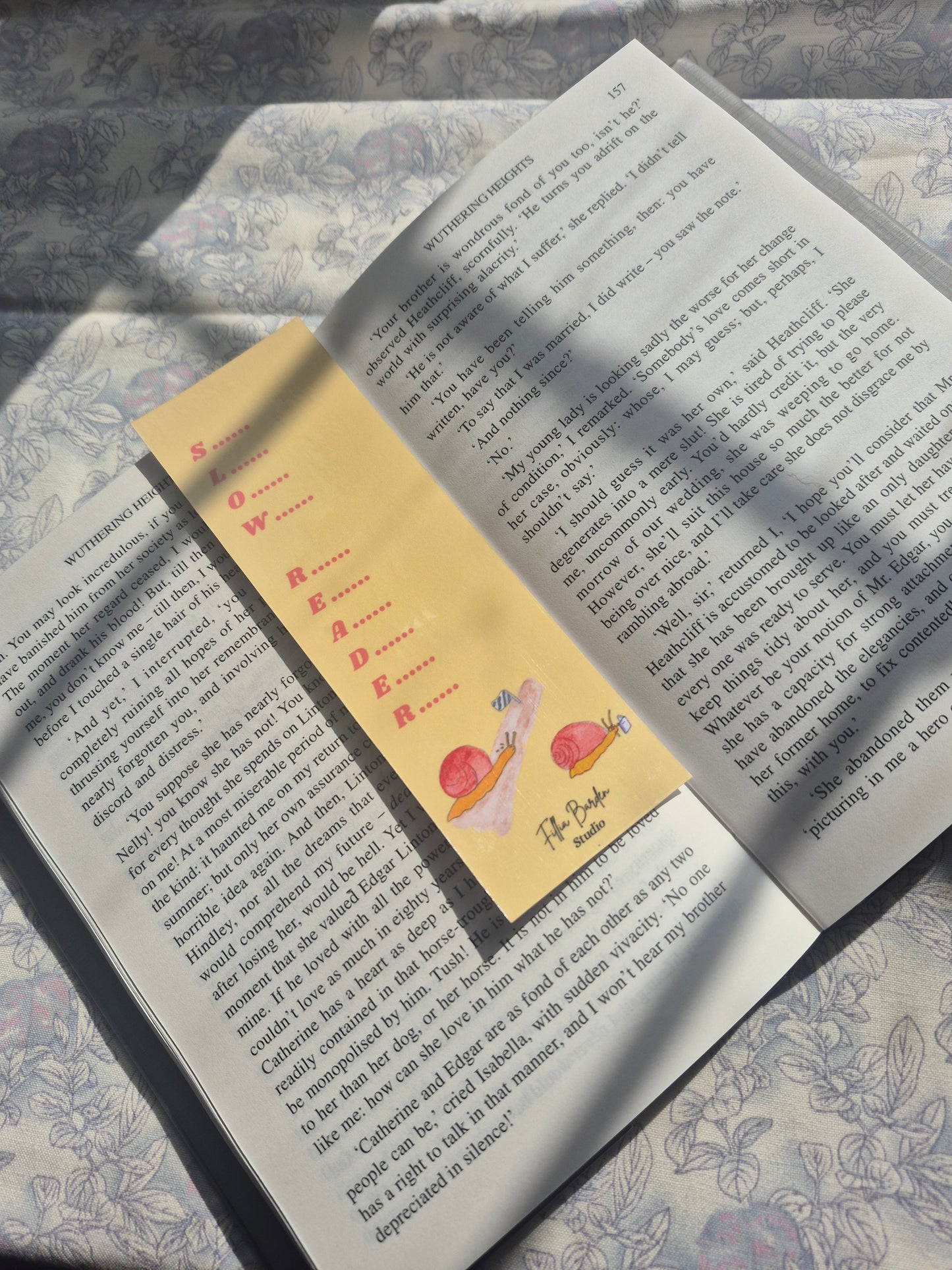 Slow Reader Bookmark