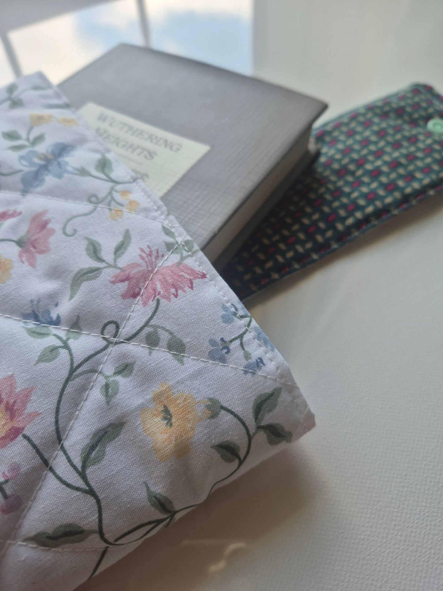 White & Green Book Sleeve