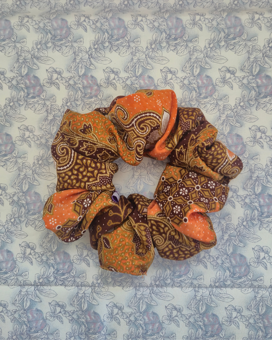 Chocorange Medium Large Scrunchie