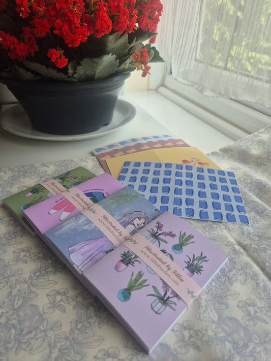 Pocket Notebook - Book and Cuppa