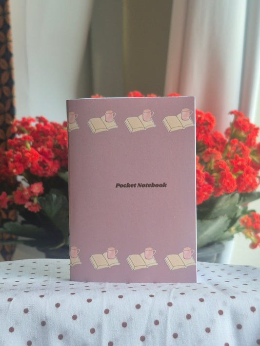 Pocket Notebook - Book and Cuppa