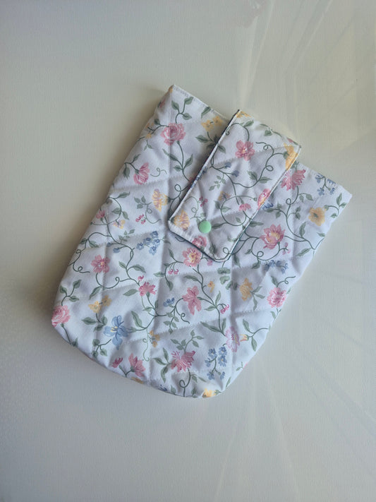 White & Green Book Sleeve