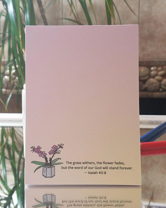 Growing Bible Verses Notepad
