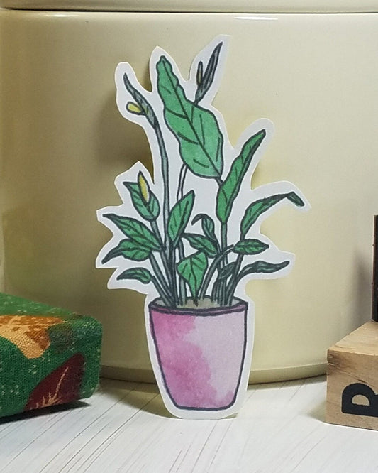 Indoor Plants Sticker Set