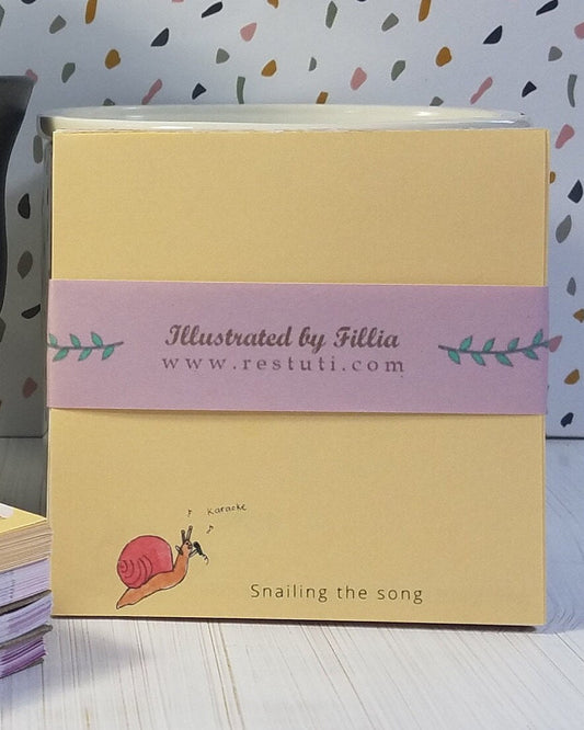 Snail Day Out Memopad